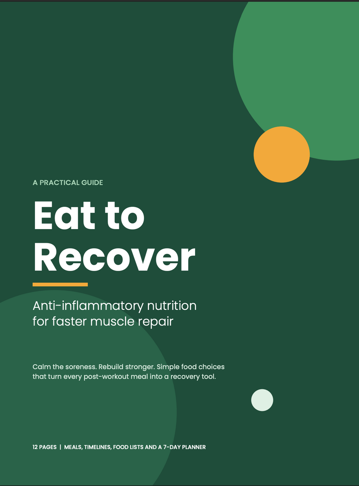 Eat to Recover