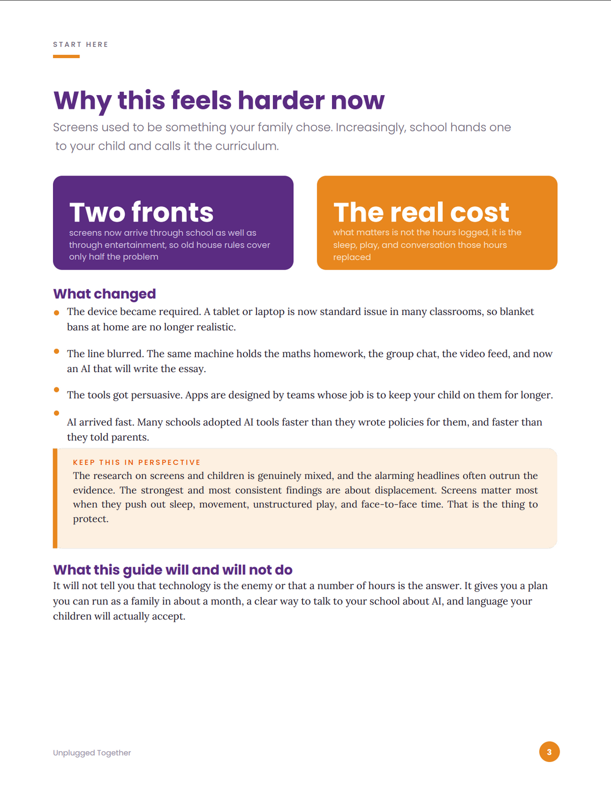 Unplugged Together
